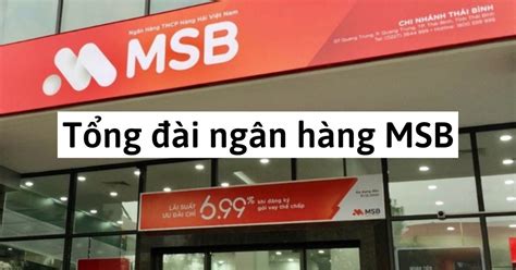 tổng đài ngân hàng msb